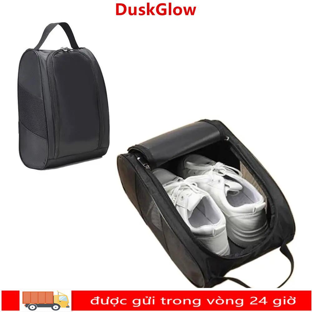 Túi đựng giày DUSKGLOW, Nhẹ có túi đựng giày có dây kéo, Túi đựng giày chơi gôn đa năng bằng vải thoáng khí