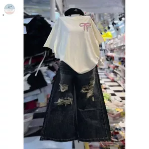 Áo phông cotton thụng phong cách Hàn Quốc, đang xả hàng hình nơ-quanao94