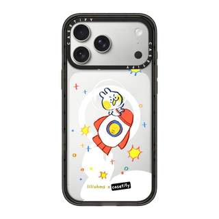 CASECASE X Rushing into space Case Black Edge & Brown Clear Hard Từ Hút Tác Động Dành Cho Apple IPhone 12 13 14 15 16 17 Pro Max Air Plus