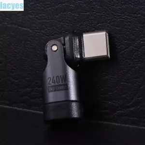LACYES Bộ chuyển đổi USB-C 240W/USB-A nữ 180° truyền dữ liệu nhanh, sạc nhanh