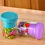 Hộp đựng Salad thủy tinh có cốc nước sốt riêng biệt và cân trong suốt để tươi mát