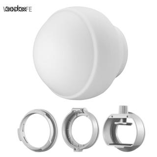 VBESTLIFE Godox ML-CD15 Bộ khuếch tán vòm với 3 bộ điều hợp để chụp ảnh Đèn flash Chân dung phòng thu Live Stream