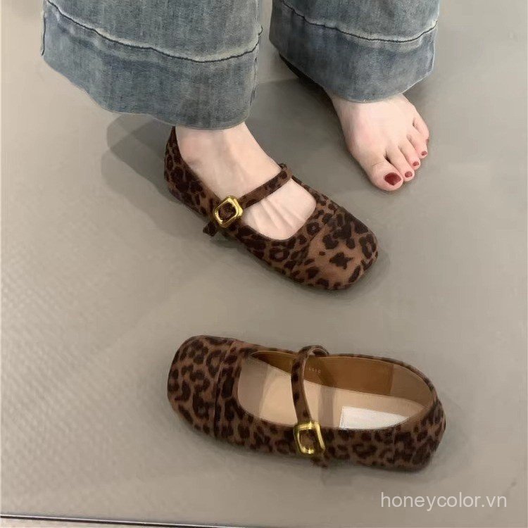 Nhẹ Nhàng Cổ Tích Phong Cách Mary Jane Giày Mùa Thu 2026 Pháp Thanh Lịch Phù Hợp Với Đầm Nông Miệng Dây Đeo Đơn Giày