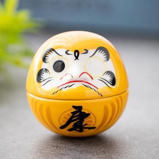 GOAY Gốm Daruma Tượng Daruma Tumbler Thủ Công Phong Cách Nhật Bản May Mắn May Mắn Trang Trí Phong Cảnh Trang Trí Nhà Phụ Kiện Quà Tặng VN