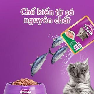 [Combo Tiết Kiệm 14 - 28 - 56] Gói Pate WHISKAS Gói 80g pate cho mèo - Luco Paw