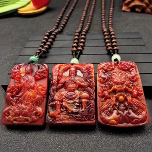 Dây chuyền Ambergris màu đỏ phù hợp cho áo len và làm phụ kiện thời trang
