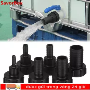 SAVORBOX IBC Bộ chuyển đổi bình chứa kháng nén Công cụ lắp đầu nối nước cho phụ kiện ống làm vườn tại nhà