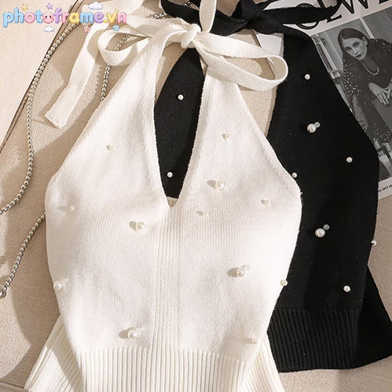 Khung Ảnh Đính Hạt với Dây Thắt Nút - Thiết kế cho Vest Nữ