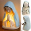 Tượng Đức Trinh Nữ Maria Đèn Ngủ Cầu Nguyện Trang Trí Máy Tính Để Bàn Thanh Lịch Cho Ngôi Nhà Tâm Linh. Đèn ngủ phòng ngủ