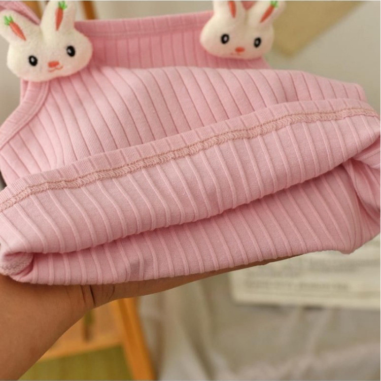 Áo Vest Nhỏ Bé Gái Mùa Hè Sling Phong Cách Ngắn 80-130 Size 5PUQ