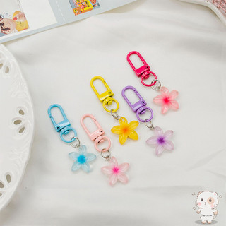 【Chamvn】móc khóa chuyền điện thoại hoa nhỏ trong suốt dễ thương Ốp chuyền ốp lưng tai nghe Trang trí