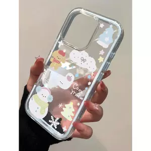 Mưa động vật nhỏ 3 trong 1 cho 17 16ProMax trường hợp điện thoại 15pro 14plus