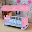 Gamchiano Rocking Cradle Nôi Giường Nội Thất Phòng Ngủ Cho 25cm Mellchan Búp Bê Phụ Kiện