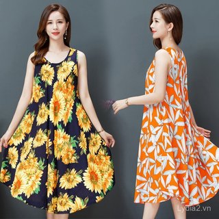 <![CDATA[[Khuyến mãi tạm thời] Đầm cotton lụa cỡ lớn với họa tiết cổ điển, phong cách nghệ thuật mới]]>
