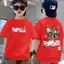 Tee chuột vui, cổ tròn, size 13/14, COD2025, Áo thun cotton, 3/4