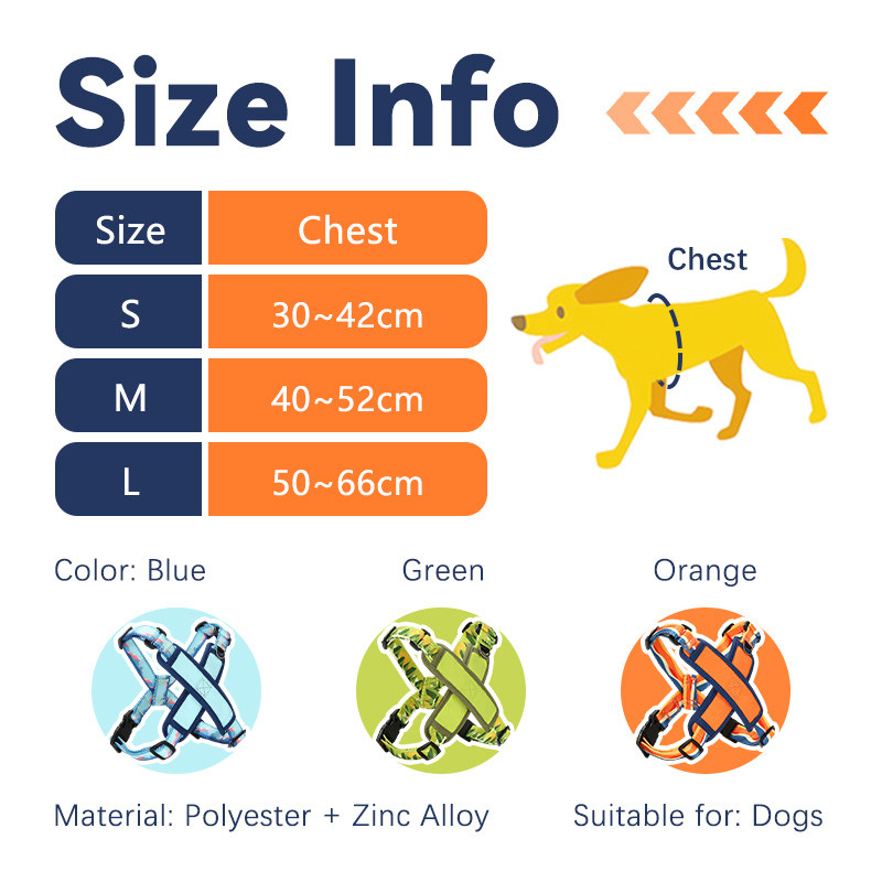 HamshMoc Dog Harness X Design Dual D Ring Áo Vest có thể điều chỉnh Thoải mái Phù hợp với Không Choke Pet Harness