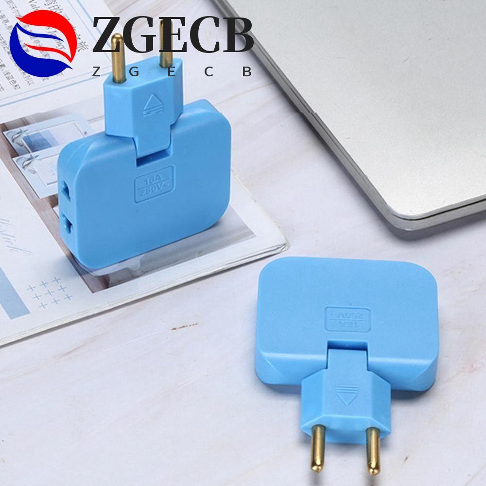 ZGECB EU Plug Mini 1 Cái Hoàn Thành Không Dây 180° Ổ cắm điện đa lỗ ...