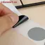 ZK 300 Chiếc Tròn Bạc Trầy Xước Miếng Dán 1 Inch Scratc Tắt Nhãn Dán VN