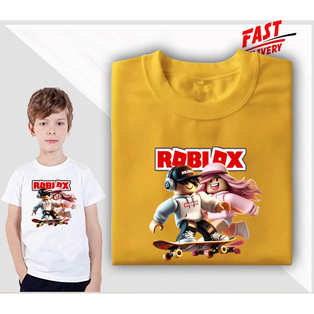 nữ Áo thun trẻ con Roblox5 in nam MC