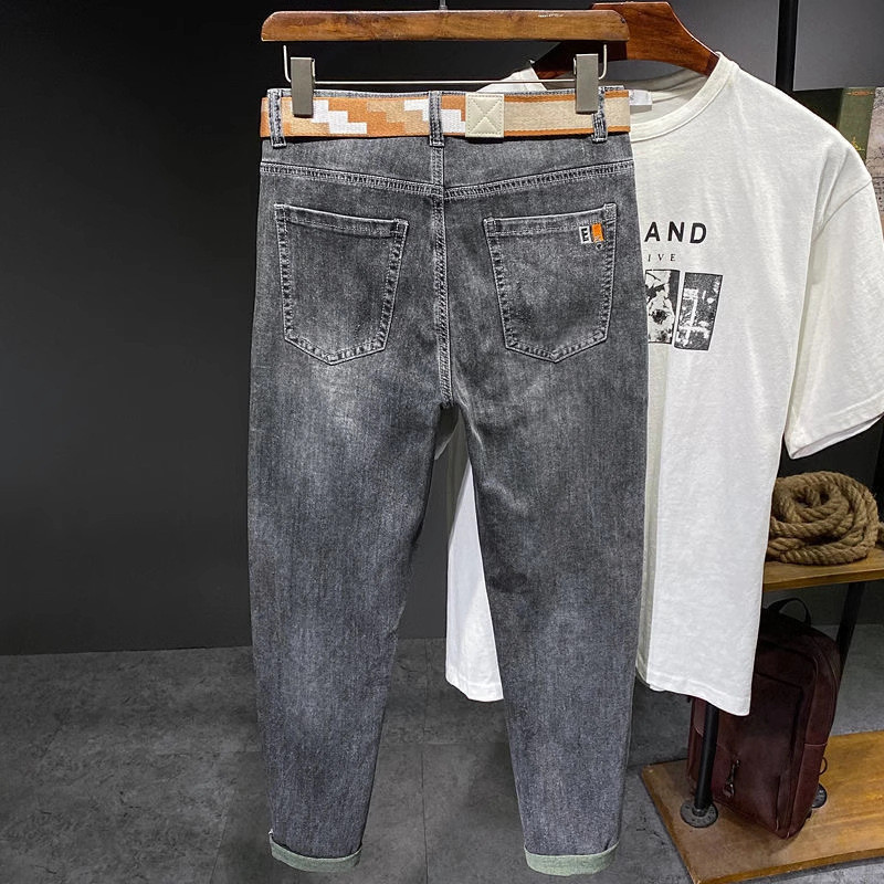 Quần jean nam côn Quần Denim co giãn thường ngày