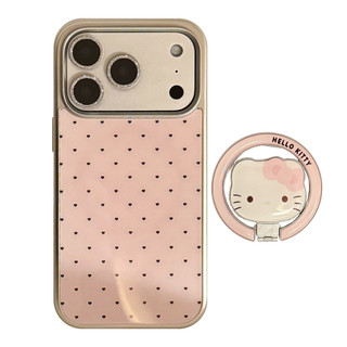 [Sheren] Ốp Điện Thoại Mèo Hồng Thích Hợp Cho i17 16 15 14 13 12 11 pro max Vỏ Bảo Vệ Chống Sốc