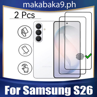 1-2 Chiếc Galaxy S26 Kính Cường Lực Bảo Vệ Màn Hình Cho Samsung S25 edge S23 S24 Plus FE Ultra 5G 9D Kính Bảo Vệ Phim