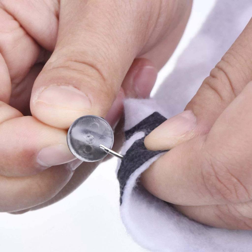 Khóa mũ bướm nhựa trong suốt - Phụ kiện DIY và ghim ve áo