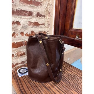 Retro Nghệ Thuật Lớp Đầu Tiên Rau Rám Da Mềm Xô Túi Tote Niche Đi Lại Cao Cấp Dung Tích Lớn Nách Túi Messenger
