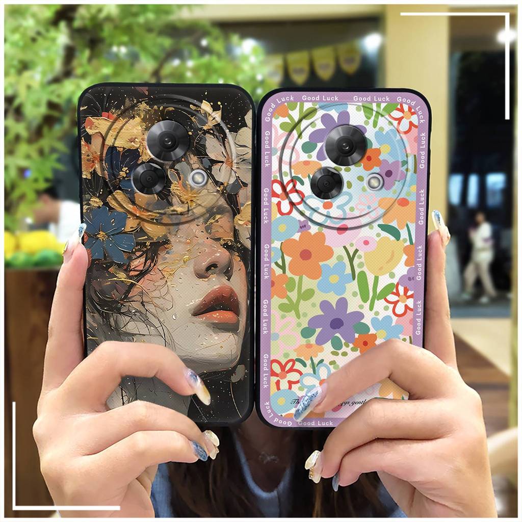 Túi Điện Thoại Bọc Toàn Bộ Vỏ Điện Thoại Cho Meizu Lucky08 Bảo Vệ Tranh Sơn Dầu Ốp Lưng Mềm TPU Dễ Thương Bền Graffiti Hoạt Hình Chống Va Đập Silicon Chống Bụi Bẩn Thiết Kế Thời Trang