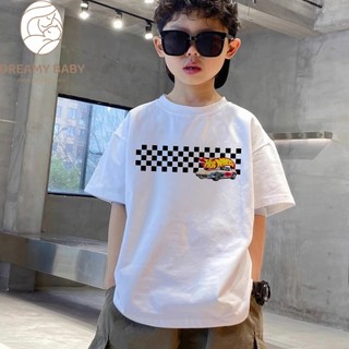 COD✅ (Hồ Chí Minh)DREAMY BABY 2-12 tuổi|Inkjet hoa kiểu Hàn|Áo chất lượng cao kiểu Hàn Quốc|In hình xe đua hoạt hình