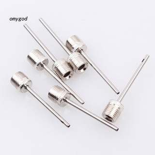OMG 10 Cái Bơm Hơi Chân Kim Loại Di Động Tiêu Chuẩn Kim Bơm Không Khí Cho Bóng Đá