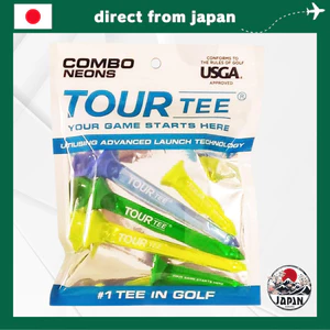 Tour Tee Combo Neon – Tee golf neon, bền cao su & polycarbonate, tăng độ chính xác khi đánh driver