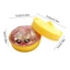Hộp bánh bao SMILE Đồ chơi Squishy, Bun nhồi bông lấp lánh lấp lánh có khả năng phục hồi chậm Squishy Pinch Le, với Steamer Fidget Soft Giảm căng thẳng Công cụ thư giãn bóng giác quan
