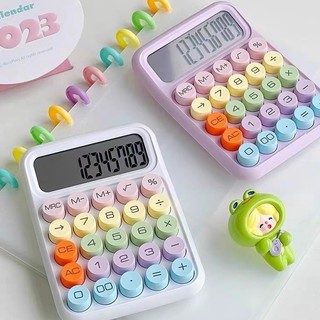 MÁY TÍNH CẦM TAY DX-819 MACARON  (CỠ LỚN) bỏ túi phím cơ nhiều màu sắc xinh xắn, thiết kế nhỏ gọn