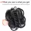 Hairpiece Tóc Giả Bun Sống Động Tóc Tổng Hợp, Dễ Uốn Xoăn & Điều Chỉnh, Phù Hợp Cho Phụ Nữ