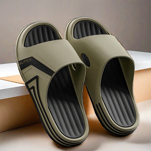 AQ3622 Unisex Trượt PVC Phong Cách Thể Thao Thông Thường Dép Mùa Hè