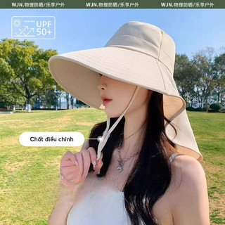 Mũ Chống Nắng Vành Rộng Nữ UPF50+ Chống Tia UV 99%, Mũ Đi Biển, Đi Du Lịch, Che Nắng Ngoài Trời