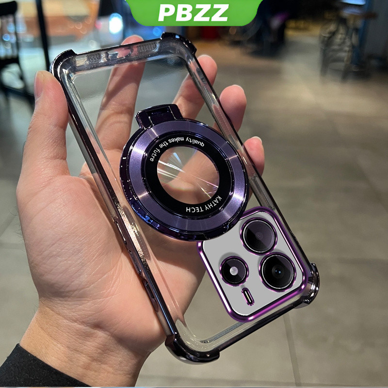 FOR ốp lưng Ốp cho Redmi Note 14 Pro 5g Redmi Note 14 4g 2024 Ốp điện thoại Ốp mềm Ốp chống sốc Silicon thiết kế mới trong suốt thẩm mỹ có giá đỡ sjxwxzj01