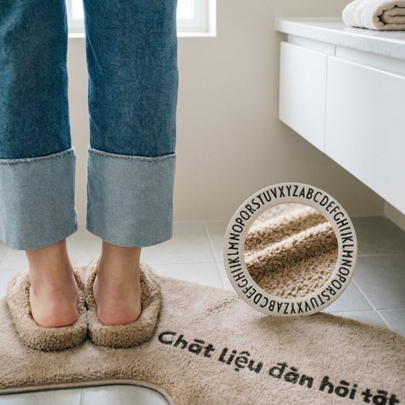 Thảm bếp chống trượt thấm nước thấm bụi bền dai dễ vệ sinh dùng nhà bếp phòng khách ngồi thiền