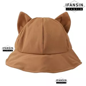 Mũ xô tai mèo IFANSIN, Mũ ngư dân vành rộng có thể gập lại, Chống nắng thời trang Mũ vành rộng chống tia cực tím Hoạt động ngoài trời