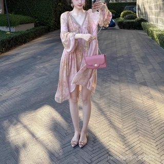Váy liền nữ cỡ lớn phong cách ngọt ngào, voan mềm, đính cườm nhẹ, màu trắng/hồng, váy liền công chúa cho nữ lớn người