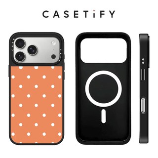Ốp điện thoại cứng gương chấm trắng từ tính cho iPhone 17 Pro Max 17 Air 16 Plus 15 14 13 12 11 Vỏ chống sốc