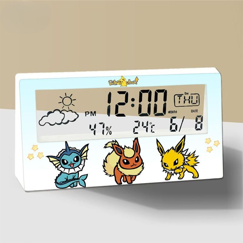 LCD Để Bàn Đồng Hồ Báo Thức Lịch Trong Suốt Thời Tiết Và Kỹ Thuật Số Hiển Thị Nhiệt Độ Và Độ Ẩm Đồng Hồ Đo Nhiệt Độ Điện Tử Độ Ẩm Trạm Thời Tiết Cho Gia Đình Có Đồng Hồ Báo Thức