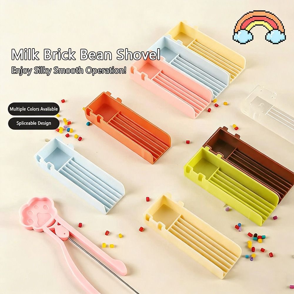 HIGHVIEWLS Bộ Xẻng Cắt Đậu Cầm Tay 2.6mm, Xẻng Cầu Chì Nhựa, Dụng Cụ DIY Handmade Đính Hạt Sáng Tạo