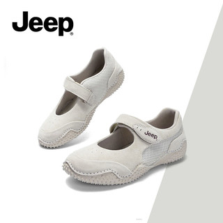 Giày thể thao nữ JEEP Mary Jane Giày đế mềm thoáng khí mùa xuân