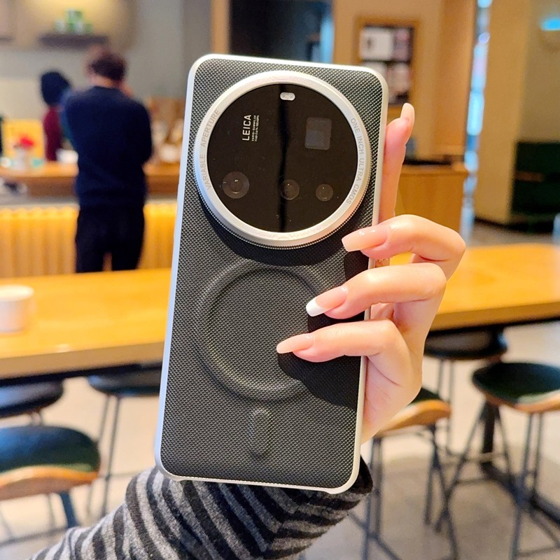 Dành Cho xiaomi 15Ultra Ốp Lưng Điện Thoại Sang Trọng 14Ultra Ba Gói Bạc 13Ultra Họa Tiết Kim Cương 12SUltra Đuôi Từ Tính