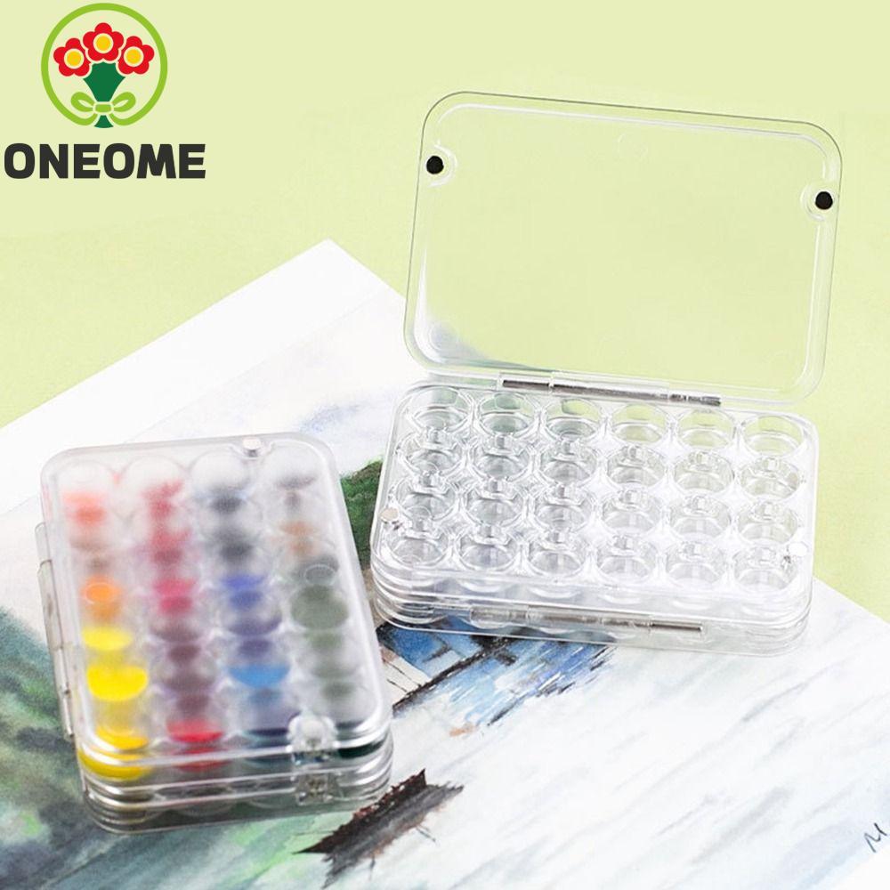 Bảng Màu Nước Mini ONEOME, Khay Sơn Màu Nước Acrylic Trống, Hộp Sơn ...