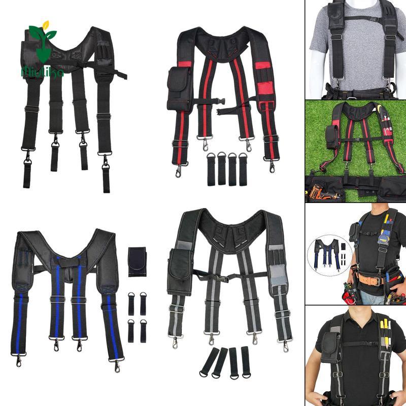 Miulika Heavy Duty Tool Belt Suspender với dây đeo có thể điều chỉnh Túi đựng dụng cụ để lợp thợ mộc làm việc