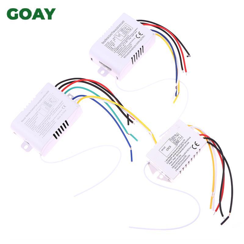Công tắc đèn điều khiển từ xa kỹ thuật số GOAY Công tắc bật tắt không dây cho đèn chùm bóng đèn 220V RF433 1 / 2 / 3 / 4 Cách VN