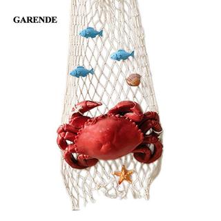 Garende Nhựa Cua Tượng Trang Trí Tường Sưu Tập Mô Phỏng Cua Hình Cua Điêu Khắc Mặt Dây Chuyền Cho Phòng Khách Sân Sau Hiên Nhà